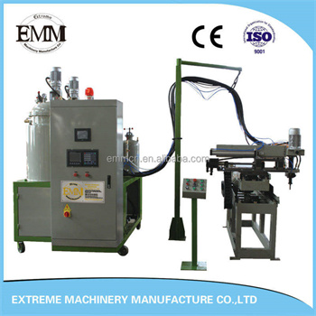 Màquina de PU de baixa pressió tipus plàtan per a la fabricació de sabatilles de sandàlies